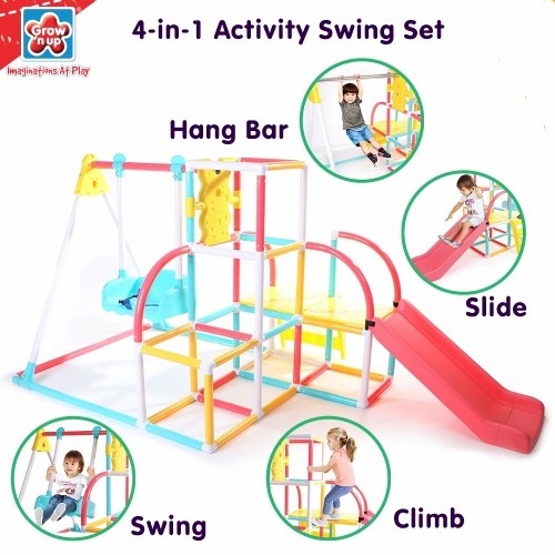 GNUP 4 IN 1 ACTIVITY SWING SET