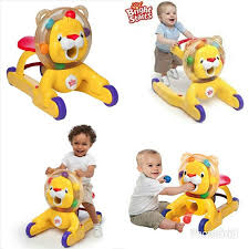 BRIGHT STARTS 3 IN 1 STEP AND RIDE LION