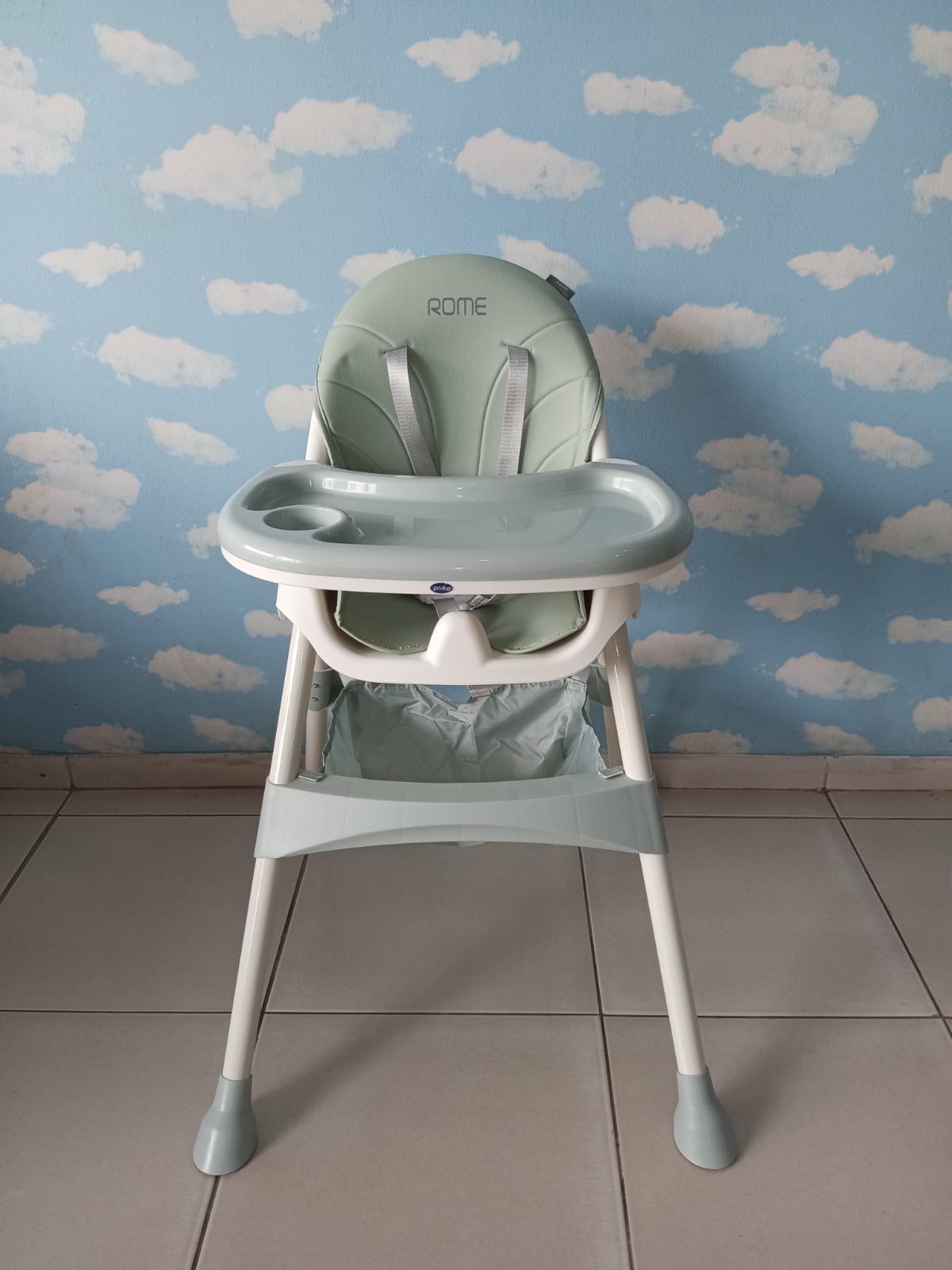 PLIKO HIGH CHAIR HIJAU MUDA