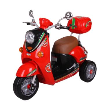 MOTOR AKI SCOOPY MERAH